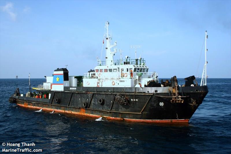 hai son (Offshore Support Vessel) - IMO 8911358, MMSI 574076066, Call Sign 3WJT under the flag of Vietnam