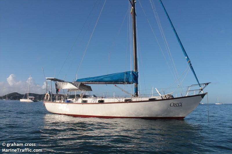 onyx (Sailing vessel) - IMO , MMSI 601198800, Call Sign ZR5829 under the flag of South Africa