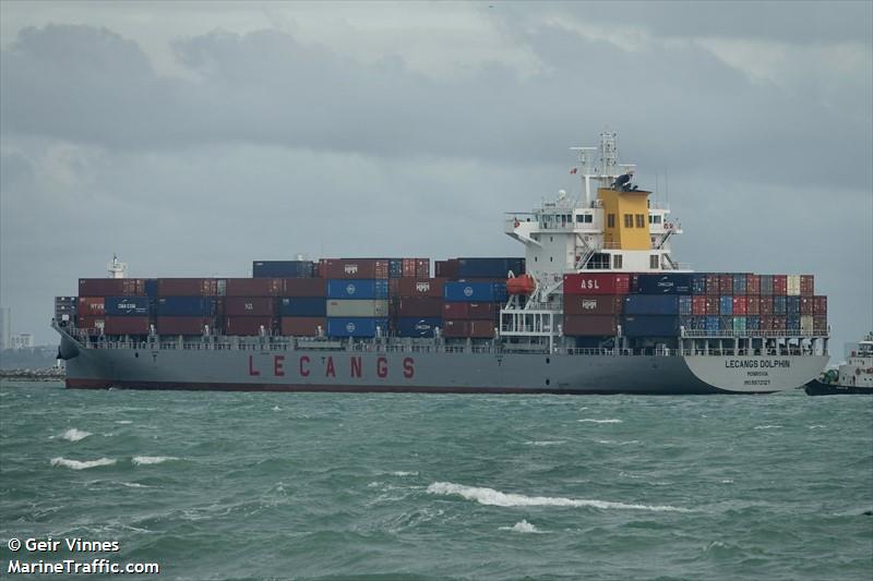 lecangs dolphin (Container Ship) - IMO 9972127, MMSI 636022814, Call Sign 5LKO9 under the flag of Liberia