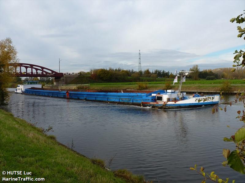 zwindam (Cargo ship) - IMO , MMSI 205375190, Call Sign OT3751 under the flag of Belgium