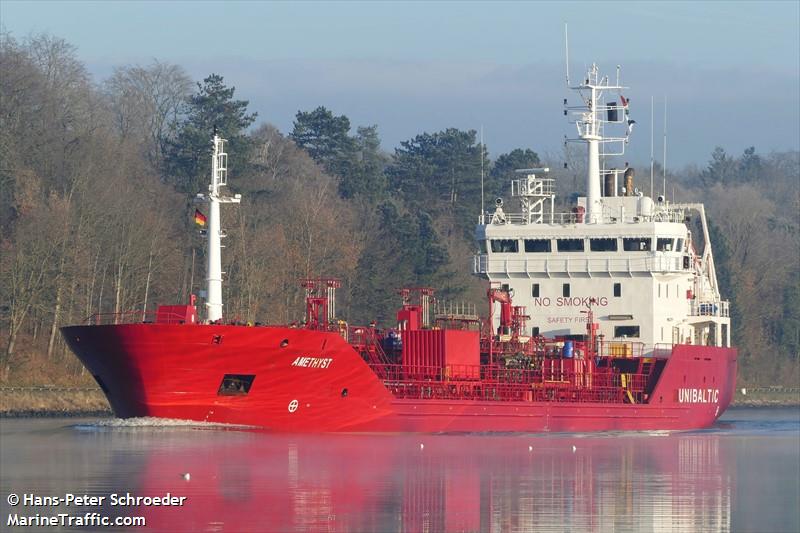 amethyst (Chemical/Oil Products Tanker) - IMO 9246918, MMSI 209223000, Call Sign 5BXW4 under the flag of Cyprus