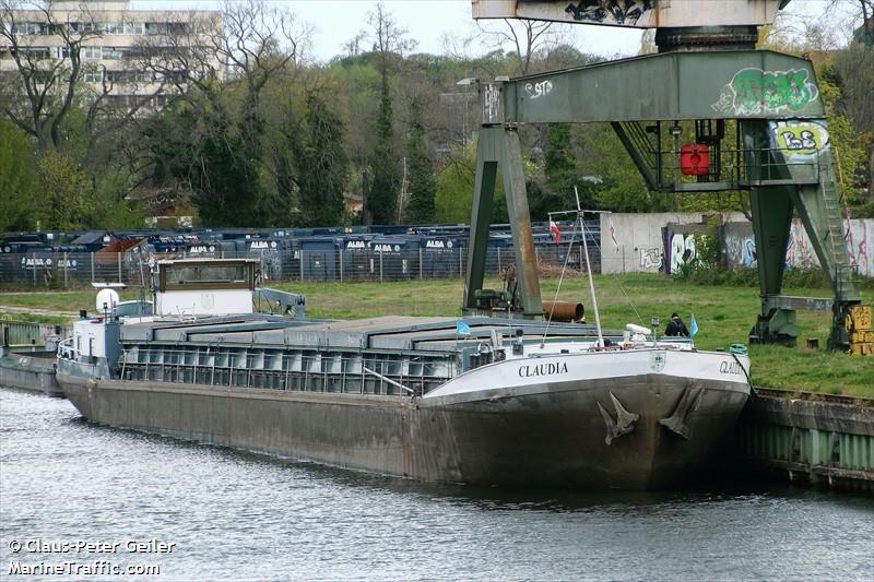 ms claudia (Cargo ship) - IMO , MMSI 211514240, Call Sign DC 7813 under the flag of Germany