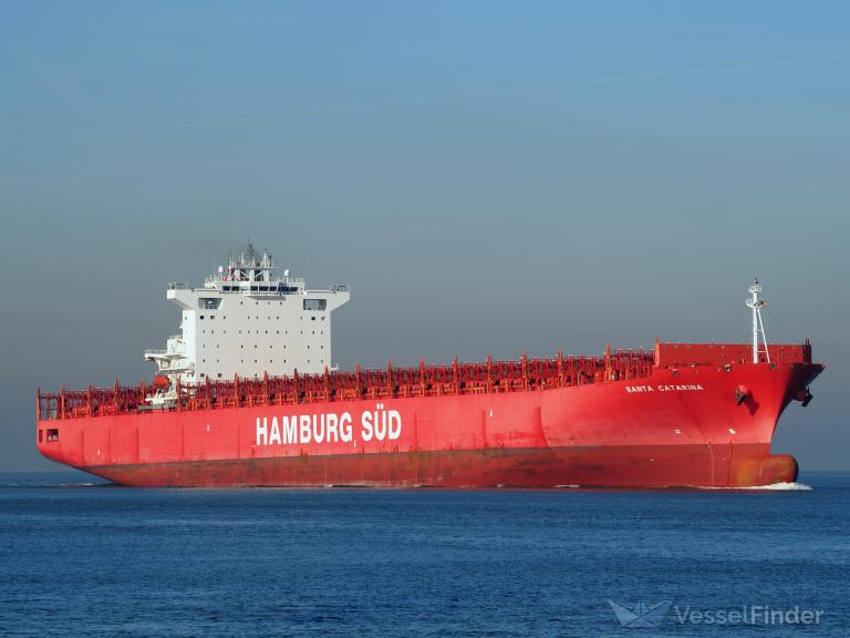 santa catarina (Container Ship) - IMO 9444730, MMSI 219072000, Call Sign OXRX2 under the flag of Denmark