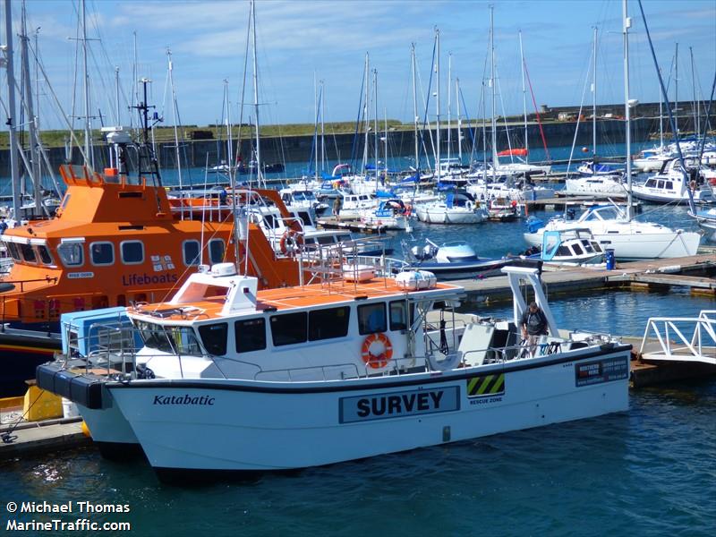 nrh katabatic (Diving ops) - IMO , MMSI 232005939, Call Sign MAMU2 under the flag of United Kingdom (UK)