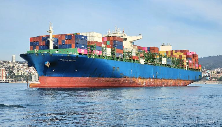 hyundai jupiter (Container Ship) - IMO 9725134, MMSI 232018919, Call Sign MEED8 under the flag of United Kingdom (UK)