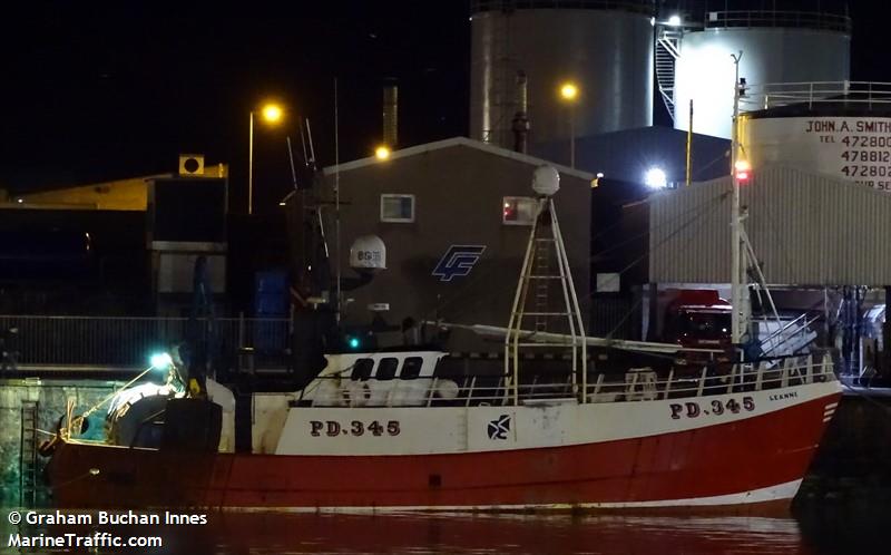 fv leanne pd345 (Fishing vessel) - IMO , MMSI 233807000, Call Sign GBYX under the flag of United Kingdom (UK)