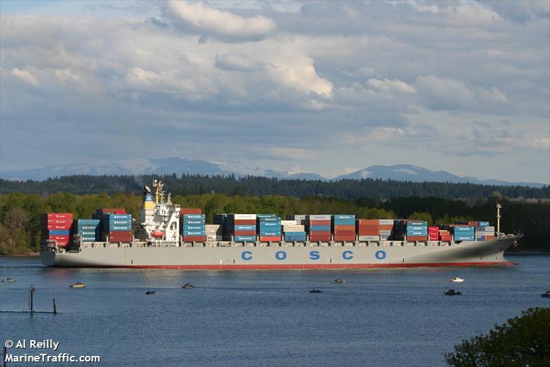 cosco felixstowe (Container Ship) - IMO 9246401, MMSI 235068031, Call Sign 2BOW3 under the flag of United Kingdom (UK)