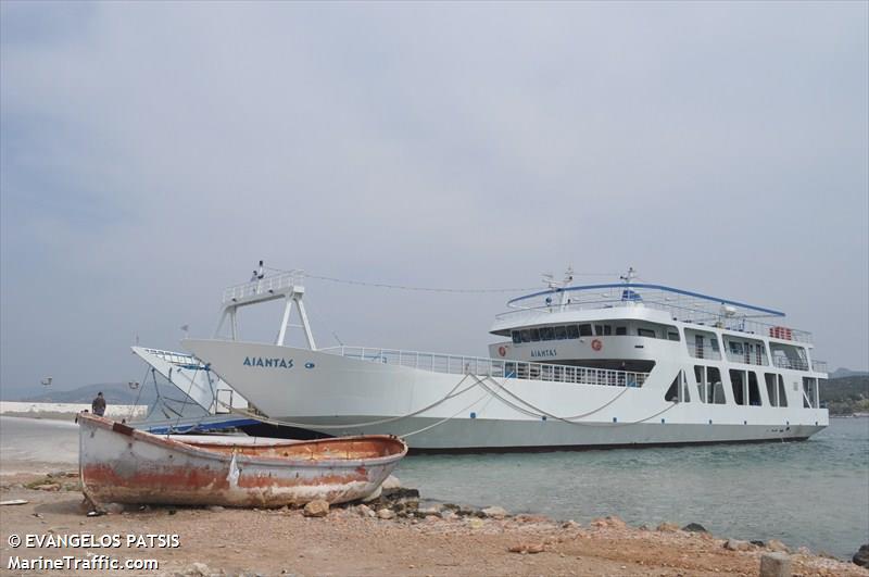 aiantas (Passenger Ship) - IMO 8968923, MMSI 237034400, Call Sign SX7673 under the flag of Greece