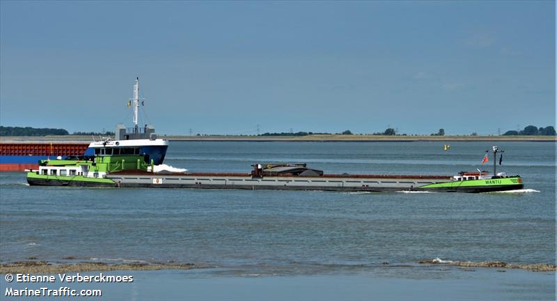 wantij (Cargo ship) - IMO , MMSI 244670268, Call Sign PI3036 under the flag of Netherlands