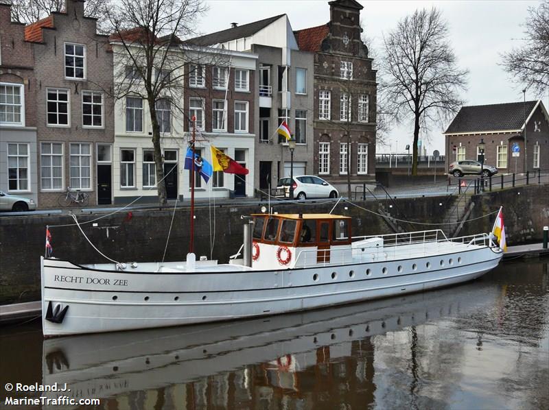 recht door zee (Pleasure craft) - IMO , MMSI 244710216, Call Sign PI8822 under the flag of Netherlands