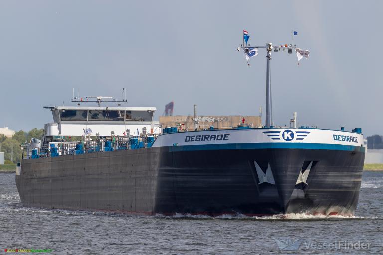 desirade (Tanker) - IMO , MMSI 244710736, Call Sign PE7810 under the flag of Netherlands