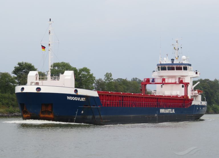 hoogvliet (General Cargo Ship) - IMO 9625231, MMSI 246458000, Call Sign PCRO under the flag of Netherlands