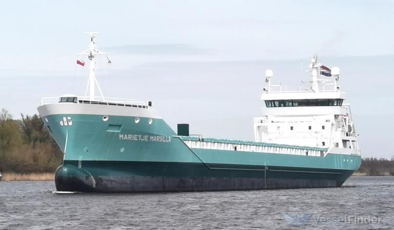 marietje marsilla (General Cargo Ship) - IMO 9458248, MMSI 246754000, Call Sign PCIE under the flag of Netherlands