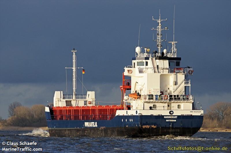 haringvliet (General Cargo Ship) - IMO 9625229, MMSI 246854000, Call Sign PCRN under the flag of Netherlands