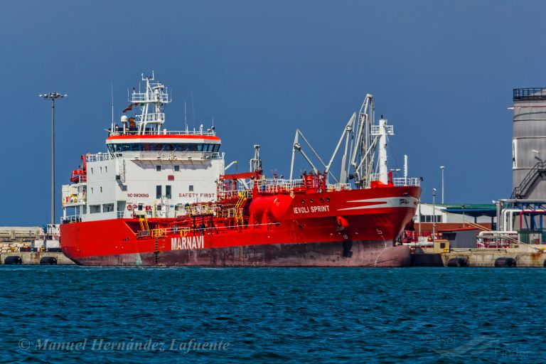 ievoli sprint (Chemical/Oil Products Tanker) - IMO 9263722, MMSI 247086400, Call Sign IBEO under the flag of Italy