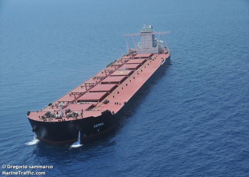 gemma (Bulk Carrier) - IMO 9602784, MMSI 247302100, Call Sign ICPC under the flag of Italy