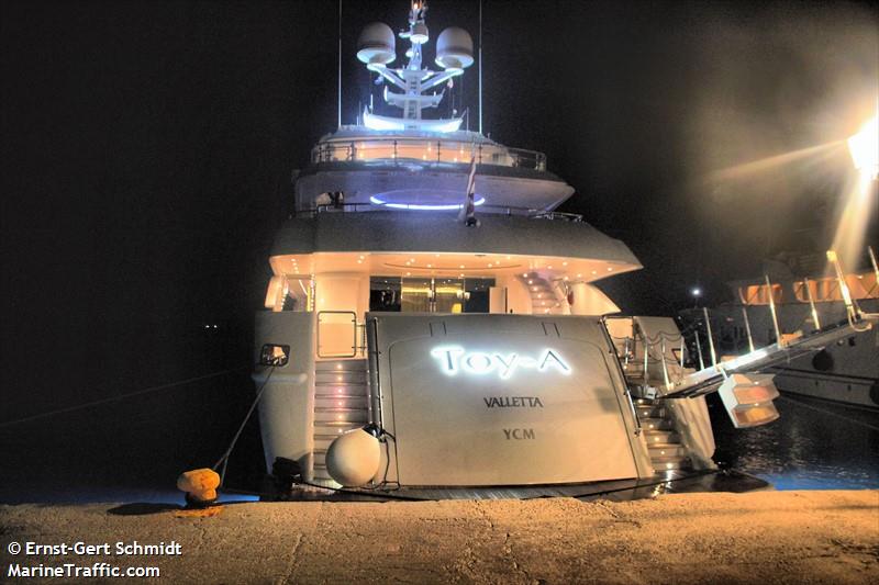 toya (Yacht) - IMO 9496850, MMSI 248874000, Call Sign 9HA2558 under the flag of Malta