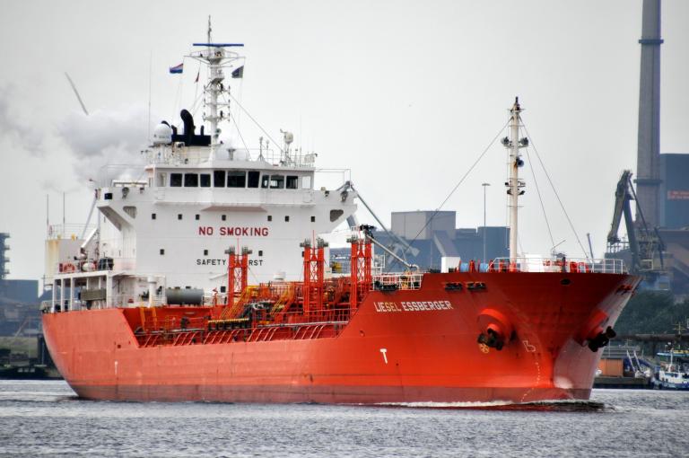 liesel essberger (Chemical/Oil Products Tanker) - IMO 9272761, MMSI 255805250, Call Sign CQLN under the flag of Madeira