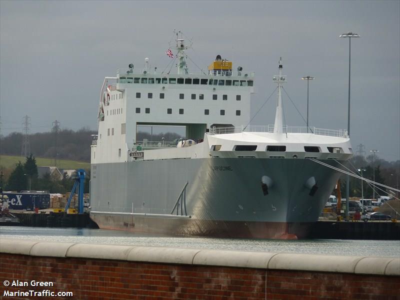 capucine (Ro-Ro Cargo Ship) - IMO 9539066, MMSI 256564000, Call Sign 9HA2883 under the flag of Malta