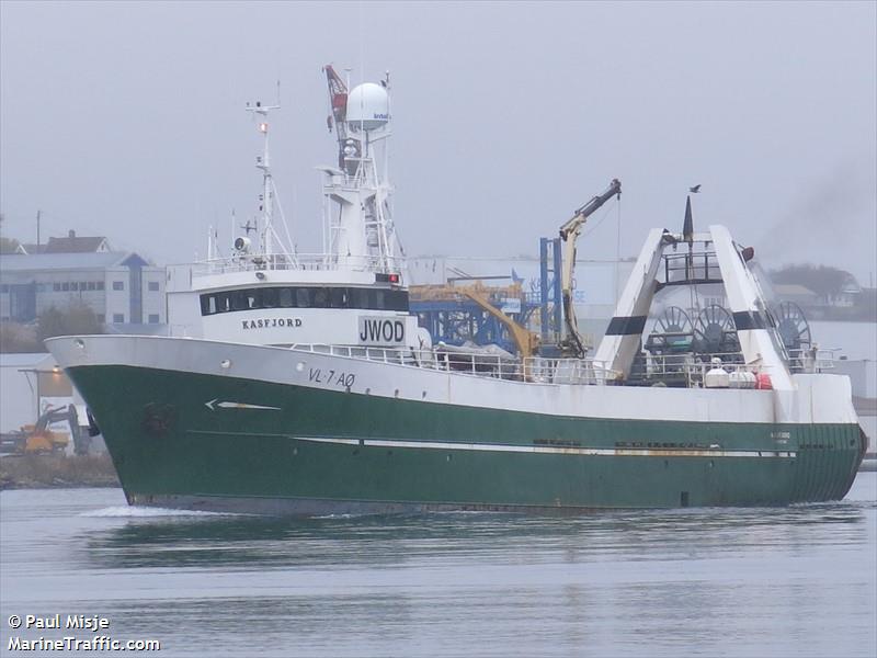 kasfjord (Fishing Vessel) - IMO 7383372, MMSI 258185000, Call Sign JWOD under the flag of Norway
