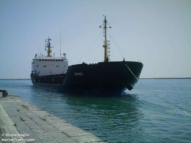 izmail (General Cargo Ship) - IMO 8918344, MMSI 272140000, Call Sign URWM under the flag of Ukraine