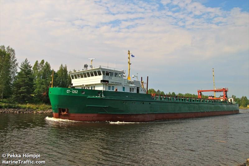 st-1352 (General Cargo Ship) - IMO 8956542, MMSI 273442540, Call Sign UBTB under the flag of Russia