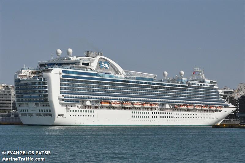 ruby princess (Passenger (Cruise) Ship) - IMO 9378462, MMSI 310567000, Call Sign ZCDY2 under the flag of Bermuda