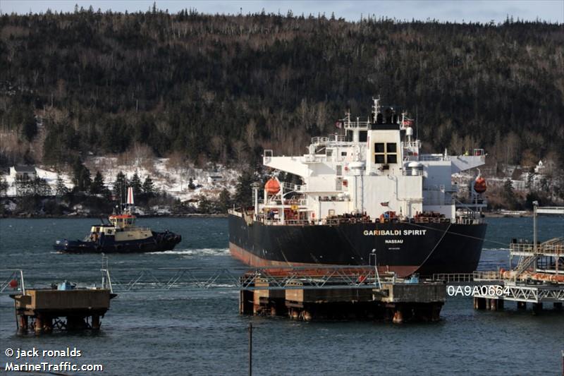 garibaldi spirit (Crude Oil Tanker) - IMO 9422835, MMSI 311000221, Call Sign C6BC2 under the flag of Bahamas