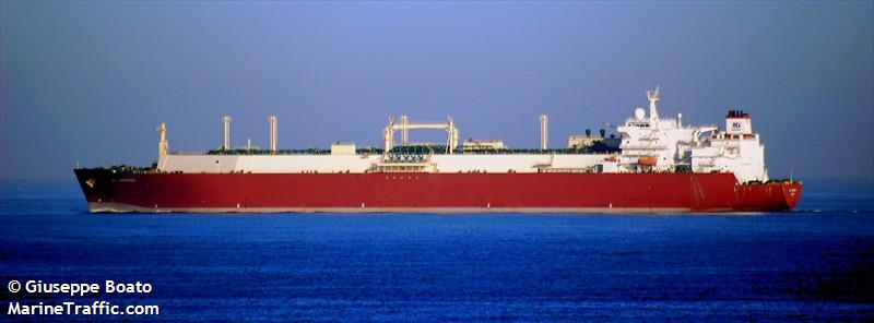 al areesh (LNG Tanker) - IMO 9325697, MMSI 311038000, Call Sign C6VF6 under the flag of Bahamas