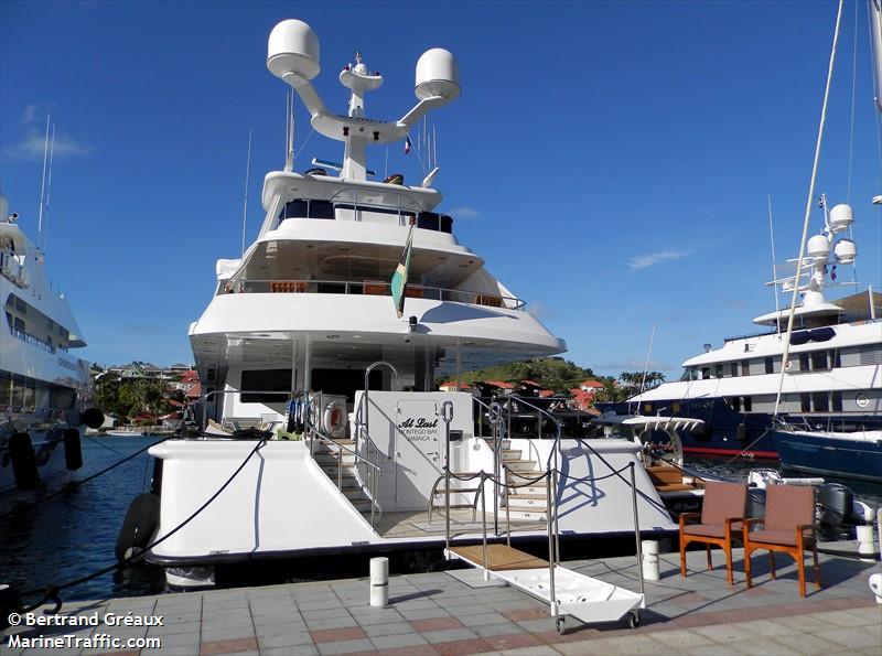 my atlast (Yacht) - IMO 8659704, MMSI 339363000, Call Sign 6YRW4 under the flag of Jamaica