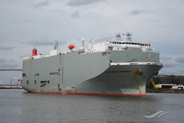 baltimore highway (Vehicles Carrier) - IMO 9510149, MMSI 352517000, Call Sign 3FWK5 under the flag of Panama