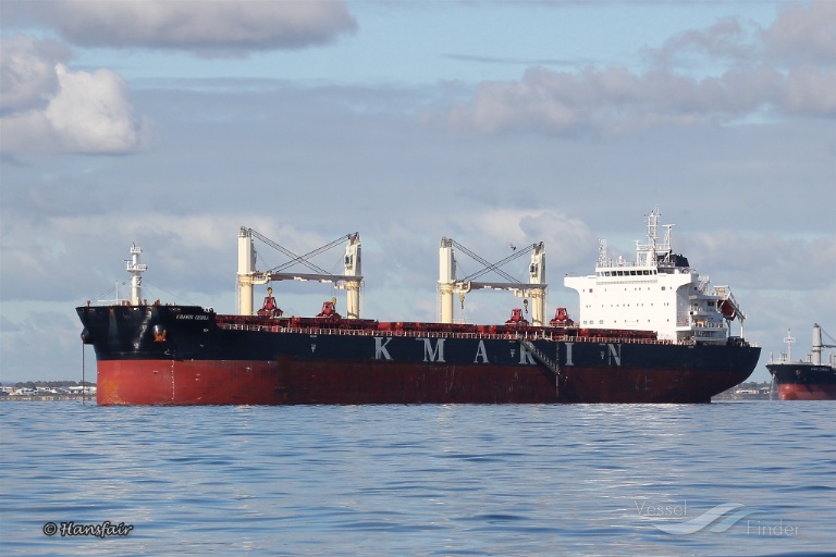 kmarin genoa (Bulk Carrier) - IMO 9726504, MMSI 354709000, Call Sign 3FPE8 under the flag of Panama