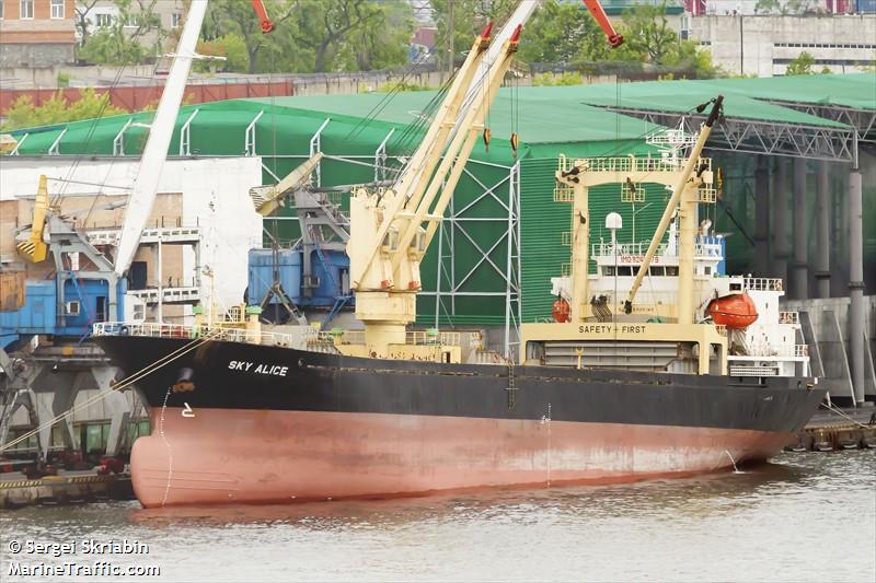sky alice (General Cargo Ship) - IMO 9245079, MMSI 355608000, Call Sign H9AC under the flag of Panama