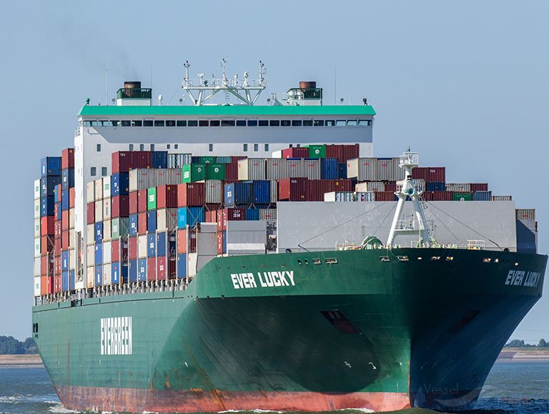 ever lucky (Container Ship) - IMO 9604172, MMSI 356407000, Call Sign 3FAE4 under the flag of Panama