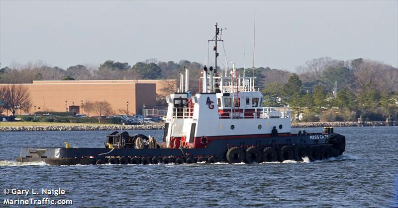 miss cate (Tug) - IMO , MMSI 366811580, Call Sign WDF9186 under the flag of United States (USA)