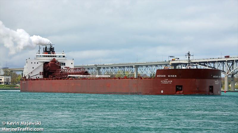 mesabi miner (Self Discharging Bulk Carrier) - IMO 7390272, MMSI 366904880, Call Sign WYQ4356 under the flag of United States (USA)