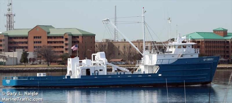 gp kimberly (Fishing Vessel) - IMO 7108576, MMSI 367331330, Call Sign WCY2043 under the flag of United States (USA)