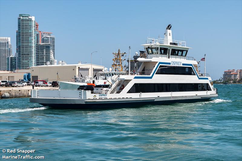 osprey (Passenger ship) - IMO , MMSI 367458840, Call Sign WCZ9995 under the flag of United States (USA)