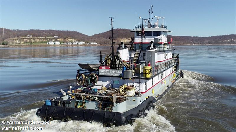 crosby express (Towing vessel) - IMO , MMSI 368115150, Call Sign WDL2764 under the flag of United States (USA)