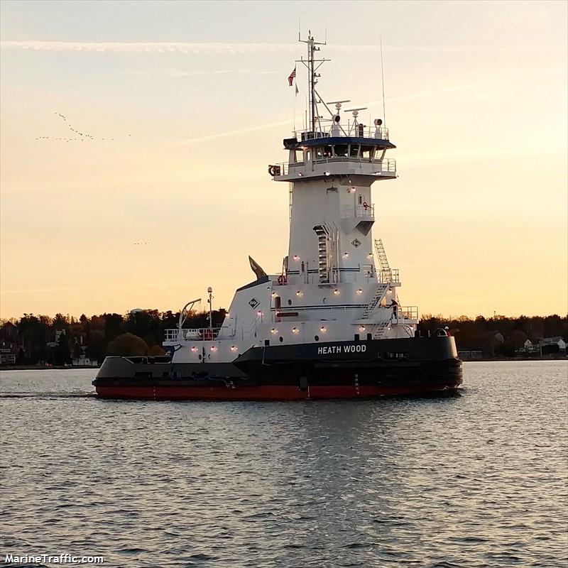 heath wood (Pusher Tug) - IMO 9813216, MMSI 369155000, Call Sign WDI9776 under the flag of United States (USA)