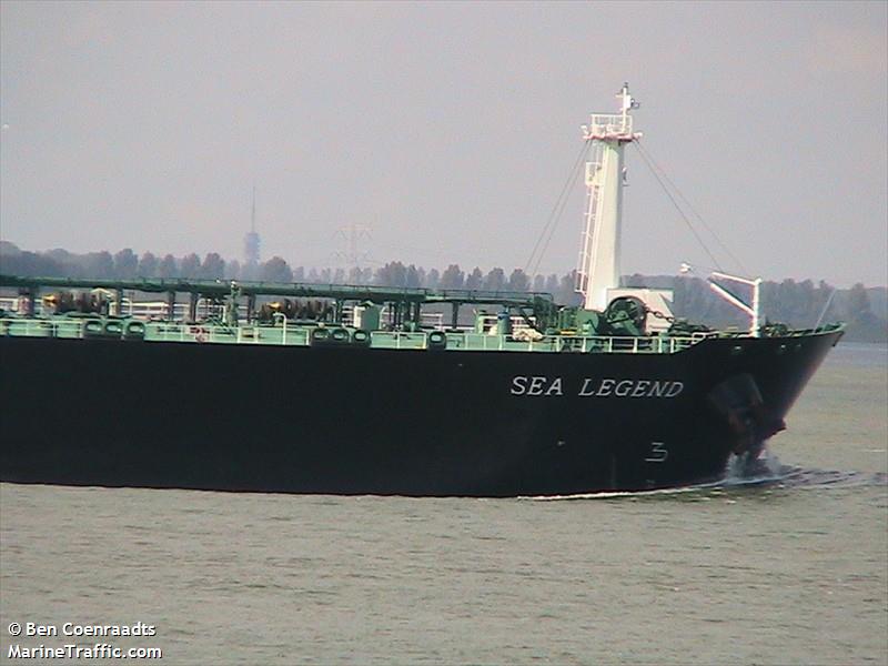 sea legend (Crude Oil Tanker) - IMO 9381744, MMSI 370858000, Call Sign 3FOY9 under the flag of Panama