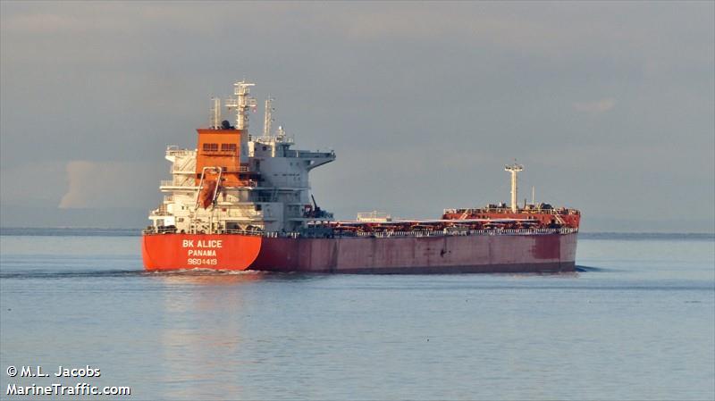 bk alice (Bulk Carrier) - IMO 9604419, MMSI 373234000, Call Sign 3ETW3 under the flag of Panama