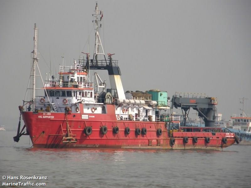 hal supporter (Research Vessel) - IMO 8129096, MMSI 419060600, Call Sign AUHW under the flag of India