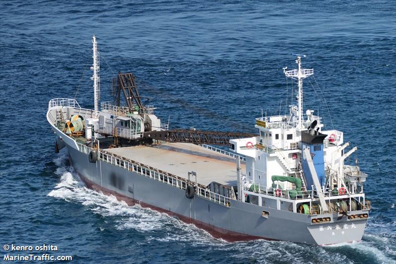 no.8suehiromaru (Cargo ship) - IMO , MMSI 431011666, Call Sign JD4425 under the flag of Japan