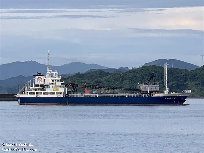 hakuchoumaru no.8 (General Cargo Ship) - IMO , MMSI 431012145, Call Sign JD4478 under the flag of Japan