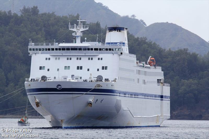 kiso (Passenger/Ro-Ro Cargo Ship) - IMO 9294317, MMSI 431200673, Call Sign JD2019 under the flag of Japan