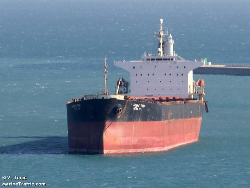 intrans tina (Bulk Carrier) - IMO 9128922, MMSI 441684000, Call Sign DSQR8 under the flag of Korea