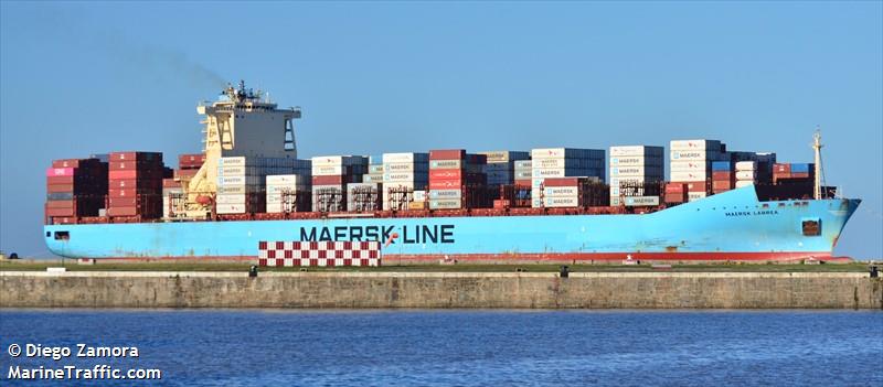 maersk labrea (Container Ship) - IMO 9527063, MMSI 477017600, Call Sign VRLI9 under the flag of Hong Kong