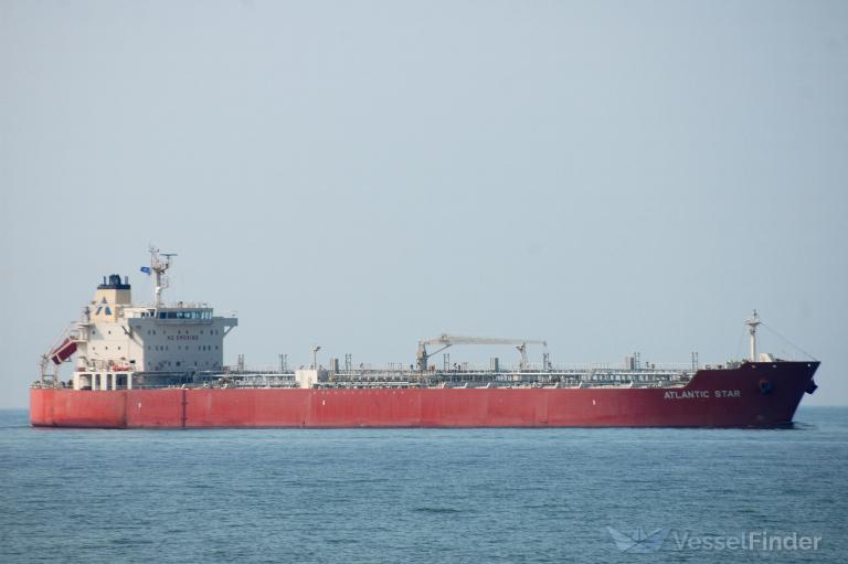 atlantic star (Chemical/Oil Products Tanker) - IMO 9337523, MMSI 477047800, Call Sign VRDT6 under the flag of Hong Kong