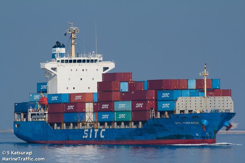sitc yokkaichi (Container Ship) - IMO 9638331, MMSI 477190700, Call Sign VRLI6 under the flag of Hong Kong